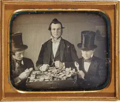 Unknown Photographer, The Silver Merchants, circa 1850, Daguerreotype