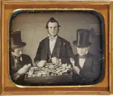 Unknown Photographer, The Silver Merchants, circa 1850, Daguerreotype