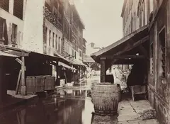 Charles Marville, La Bievre (de la rue du Pont-aux-biches), circa 1862, Albumen print