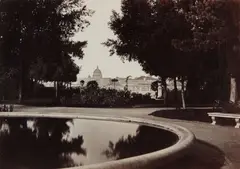 James Anderson, View of Rome from the French Academy, Monte Pincio, circa 1850-1865, Albumen print, mounted