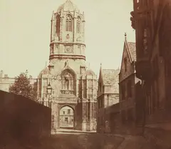 William Henry Fox Talbot, Gates of Christchurch, Oxford, circa 1844, Salt print