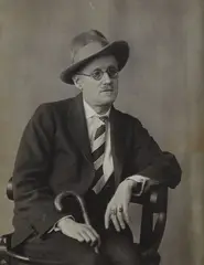 James Joyce by Berenice Abbott, 1928, Gelatin silver print, printed no later than 1933, sold Apr 2017