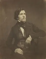 Eugène Delacroix by Victor Laisné, circa 1852, Salt print, sold Apr 2017