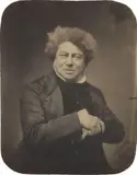 Nadar, Alexandre Dumas, 1855, Salt print