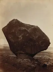 William Bell, Perched Rock, Rocker Creek, Arizona, 1872, Albumen print