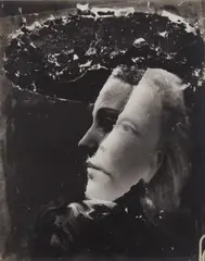 Dora Maar, Untitled (double-exposed portrait), circa 1936, Gelatin silver print