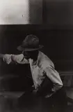 Roy DeCarava, Man Coming Up Subway Stairs, 1952, Gelatin silver print, printed later