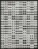 Tomoko Sawada, ID400 (#201-300), 1998-2001, One-hundred gelatin silver prints, flush-mounted as one composition