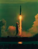 Hiro, Apollo 11, 9:32 AM, 7-16-69, Maiden Voyage to the Moon, 1969, Dye transfer print, printed 1984