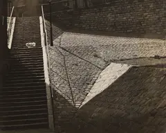 Christian Bérard, Les Escaliers à Montmartre, circa 1932, Gelatin silver print, printed late 1940s or early 1950s