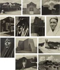 Taos Pueblo by Ansel Adams, San Francisco: Grabhorn Press, 1930. Illustrated with twelve gelatin silver prints on Dassonville paper, text by Mary Au, sold Oct 2017