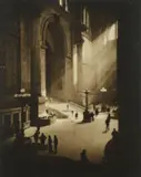 Drahomír Josef Růžička, Penn Station, New York, 1919, Gelatin silver print, printed circa 1930, mounted