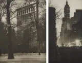 Alvin Langdon Coburn, New York, London: Duckworth & Co., and New York: Brentano's, 1910. Complete volume of 20 hand-pulled photogravures. Forward by H. G. Wells, signed in ink by Wells. Folio, 1/4 gilt-lettered leather and gray boards
