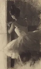 Robert Demachy, Dans les Coulisses, circa 1900, Gum bichromate print