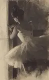 Robert Demachy, Dans les Coulisses, circa 1900, Gum bichromate print