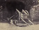 Paul Mares, Untitled (Carts), circa 1853, Salt print