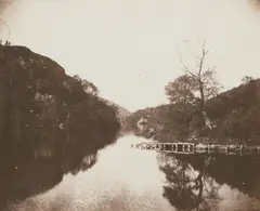 William Henry Fox Talbot, Loch Katrine Pier, Scene of the Lady of the Lake, 1844, Salt print