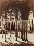 Charles Clifford, Granada, la Cour des Lions, 1862, Albumen print