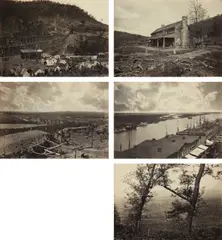 George N. Barnard, Selected Images, 1864-1866, Five albumen prints from Photographic Views of Sherman's Campaign