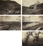 George N. Barnard, Selected Images, 1864-1866, Five albumen prints from Photographic Views of Sherman's Campaign