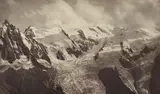 Bisson Frères: Louis-Auguste Bisson and August-Rosalie Bisson, Une Bourrasque sur le Mont-Blanc (A gust of wind on Mont Blanc), circa 1860, Albumen print