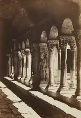 Charles Nègre, The Interior of the Cloister at Saint-Trophime, Arles, 1852, Salt print