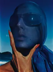 Hiro, Tilly Tizzani with Blue Scarf, 1963, Dye transfer print, printed later