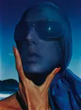 Hiro, Tilly Tizzani with Blue Scarf, 1963, Dye transfer print, printed later