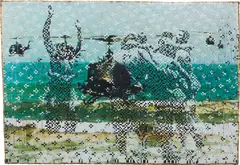 Dinh Q. Lê, Persistence of Memory #10, 2000-2001, Cut and woven chromogenic prints and linen tape