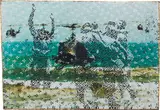 Dinh Q. Lê, Persistence of Memory #10, 2000-2001, Cut and woven chromogenic prints and linen tape