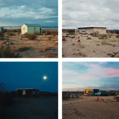 John Divola, Selected Images from Isolated Houses, 1995-1998, Four chromogenic prints