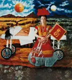 Yasumasa Morimura, An Inner Dialogue with Frida Kahlo (Will to Live), 2001, Chromogenic print, flush-mounted