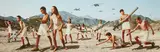 Aes+F, Episode 3, No. 8 from Action Half Life, 2003, Archival pigment print on canvas