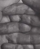 John Coplans, Self Portrait, Interlocking Fingers No. 1, 1999, Gelatin silver print