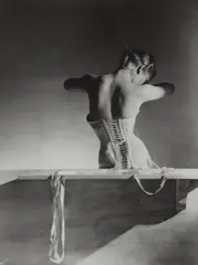Mainbocher Corset, Paris by Horst P. Horst, 1939, Gelatin silver print, printed later, offered Oct 2017
