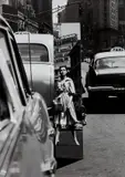 Sandra + Mirror, Times Square, New York (Vogue) by William Klein, 1962, Gelatin silver print, printed 2014, offered Oct 2017