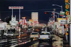 Ernst Haas, Route 66, Albuquerque, New Mexico, 1969, Chromogenic print, printed later