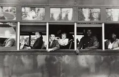 Trolley, New Orleans by Robert Frank, 1955, Gelatin silver print, printed circa 1986, offered Oct 2017