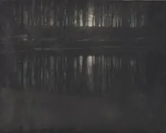 Moonlight: The Pond by Edward Steichen, 1904, Photogravure from Camera Work, sold Oct 2017