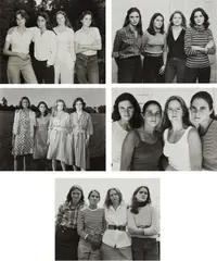 Nicholas Nixon, Selected Images of the Brown Sisters, 1975-1979, Five gelatin silver prints