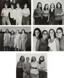 Nicholas Nixon, Selected Images of the Brown Sisters, 1975-1979, Five gelatin silver prints