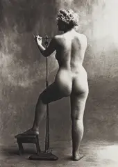 Sculptor's Model, Paris by Irving Penn, 1950, Platinum palladium print, printed 1976, sold Oct 2017