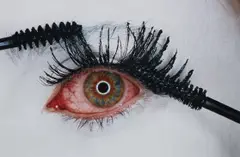 Irving Penn, Mascara Wars, New York, April 17, 2001, Fujicolor Crystal Archive print