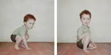 Loretta Lux, Study of Boy 1 and Study of Boy 2, 2002, Two dye destruction prints