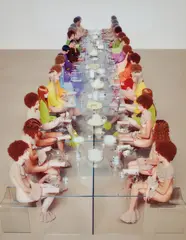 Vanessa Beecroft, VB52, Castello di Rivoli, Turin, 2003, Chromogenic print, face-mounted to Plexiglas and flush-mounted