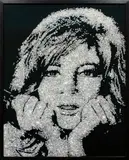 Vik Muniz, Monica Vitti from Pictures of Diamonds, 2004, Chromogenic print