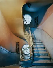 Michael Eastman, Deco Stairwell, Havana, 2010, Chromogenic print