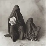 Two Women in Black with Bread, Morocco by Irving Penn, 1971, Platinum palladium print, printed 1986, offered Oct 2017