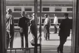 Railway station, St. Louis, Missouri by Henri Cartier-Bresson, 1957, Gelatin silver print, printed later, sold Dec 2017