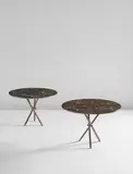 Piero Fornasetti, Pair of "Farfalle" side tables